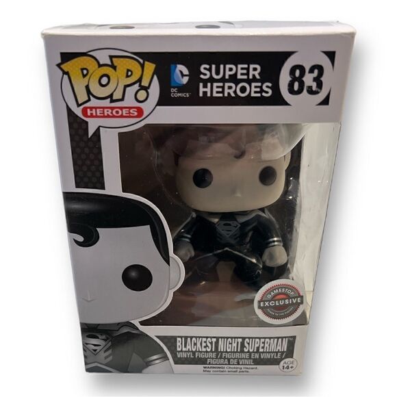 Funko Pop DC Comics 83 Blackest Night Superman - Picture 1 of 5